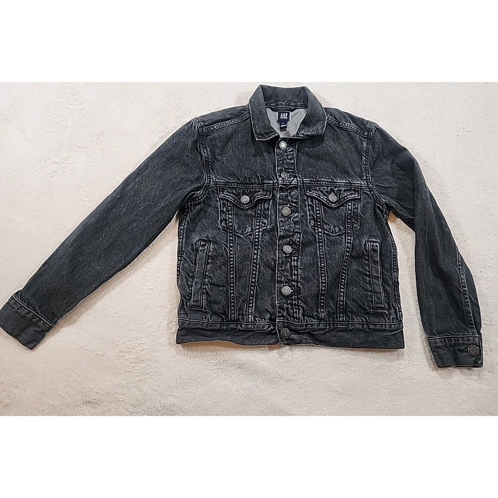 Gap Kids Black Denim Icon Jacket XL